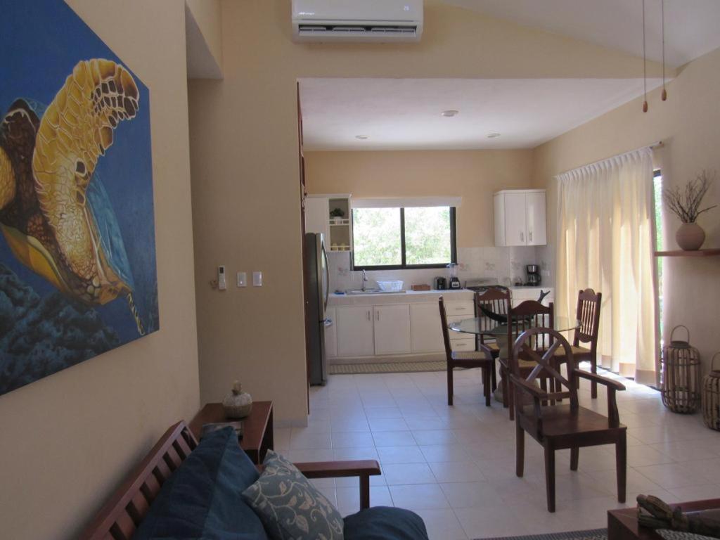 Two Bedroom Beachfront Villa Celestun Esterno foto