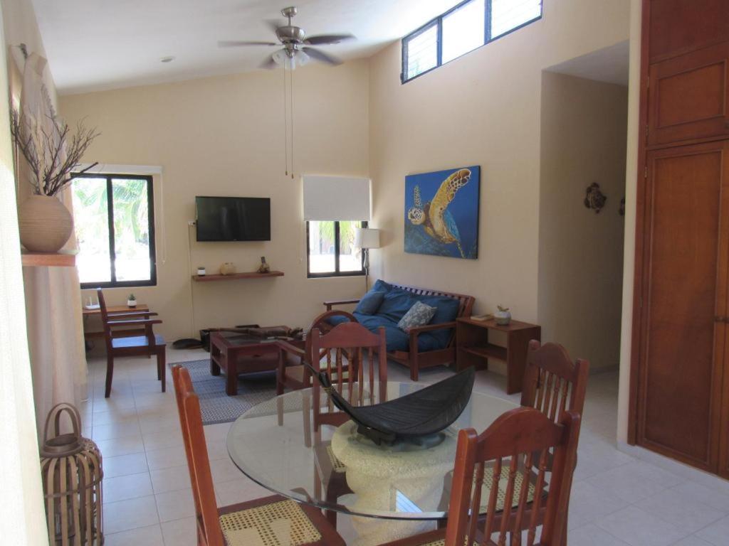 Two Bedroom Beachfront Villa Celestun Esterno foto