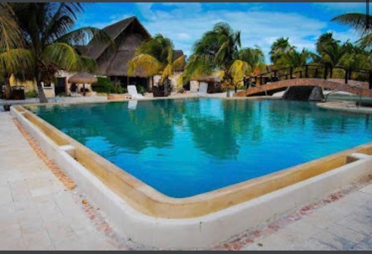 Two Bedroom Beachfront Villa Celestun Esterno foto